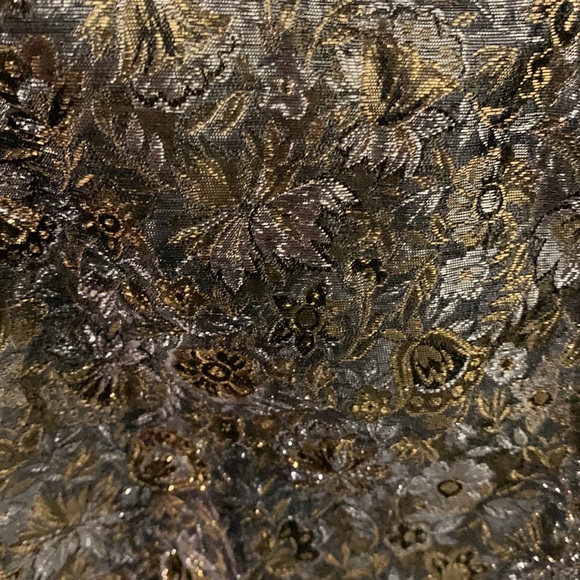 Vintage Silver & Gold Metallic Blazer Size M - Picture 8 of 12